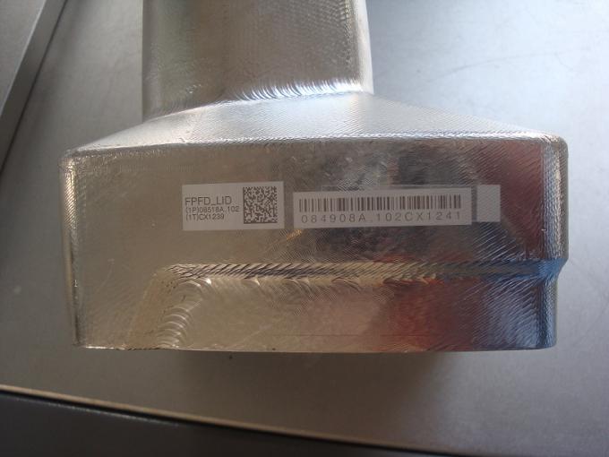 Машина маркировки лазера волокна высокой точности для алюминиевого кода штриховой маркировки продуктов