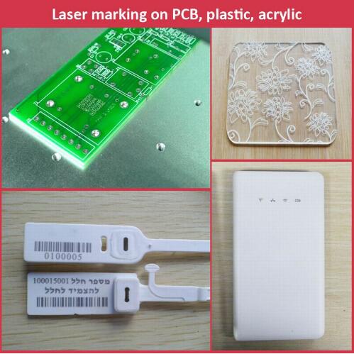 портативная машина маркировки лазера волокна 20W для пластичных матрицы и штрихкода данным по PVC